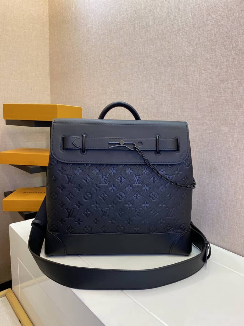 L0vis Vvtt0n Steamer PM Monogram Taurillon Bag Replica M55701