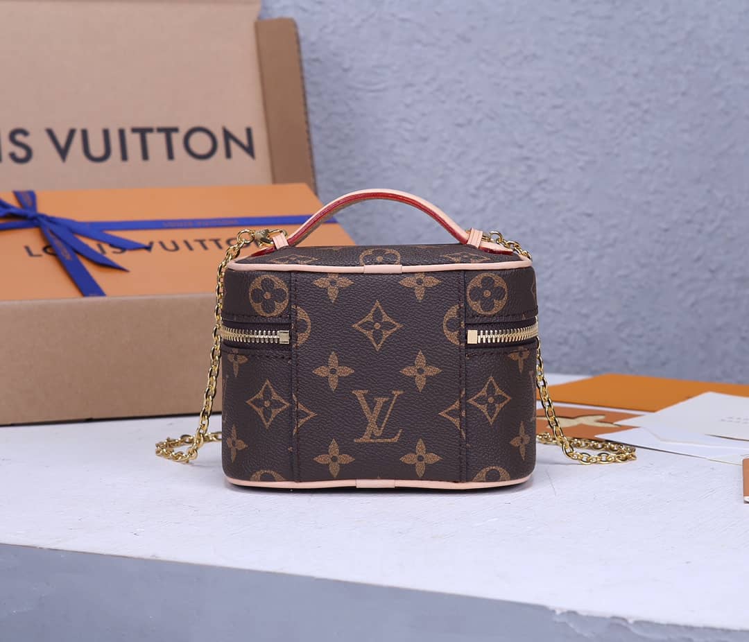 L0vis Vvtt0n Nano Monogram Cosmetic Canvas Toiletry Bag Replica M44936
