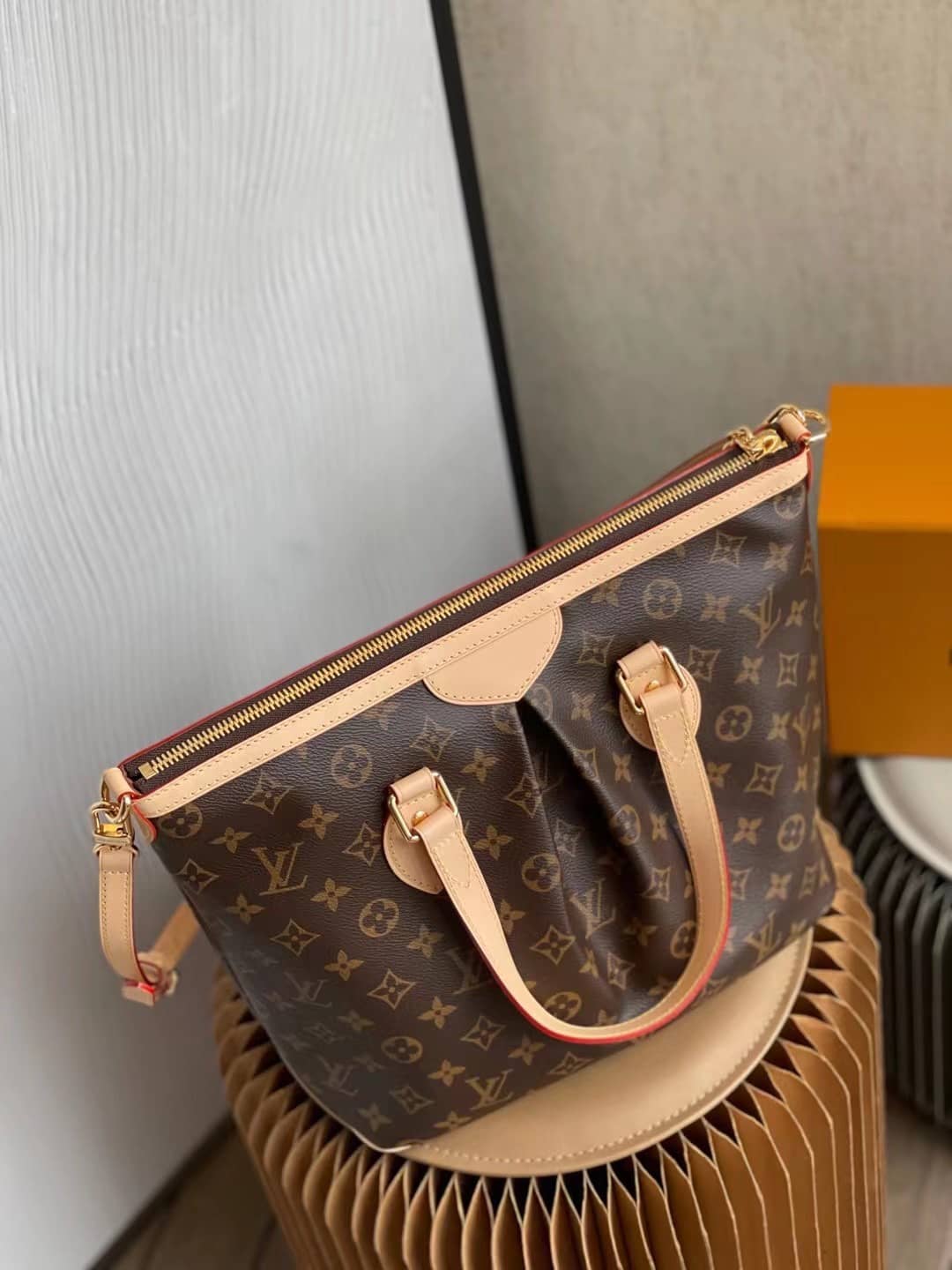 L0vis Vvtt0n Palermo PM Canvas Brown M40145 Replica Shoulder Bag