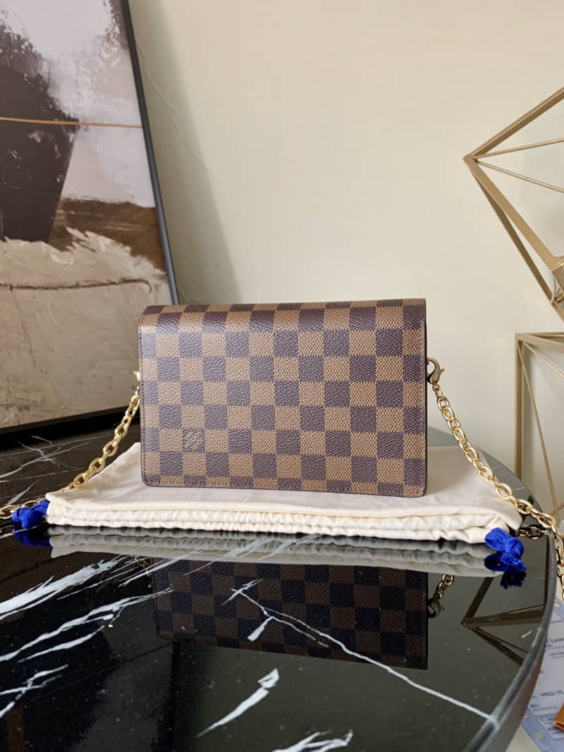 L0vis Vvtt0n Vavin Chain Wallet Damier Ebene N60222 Replica