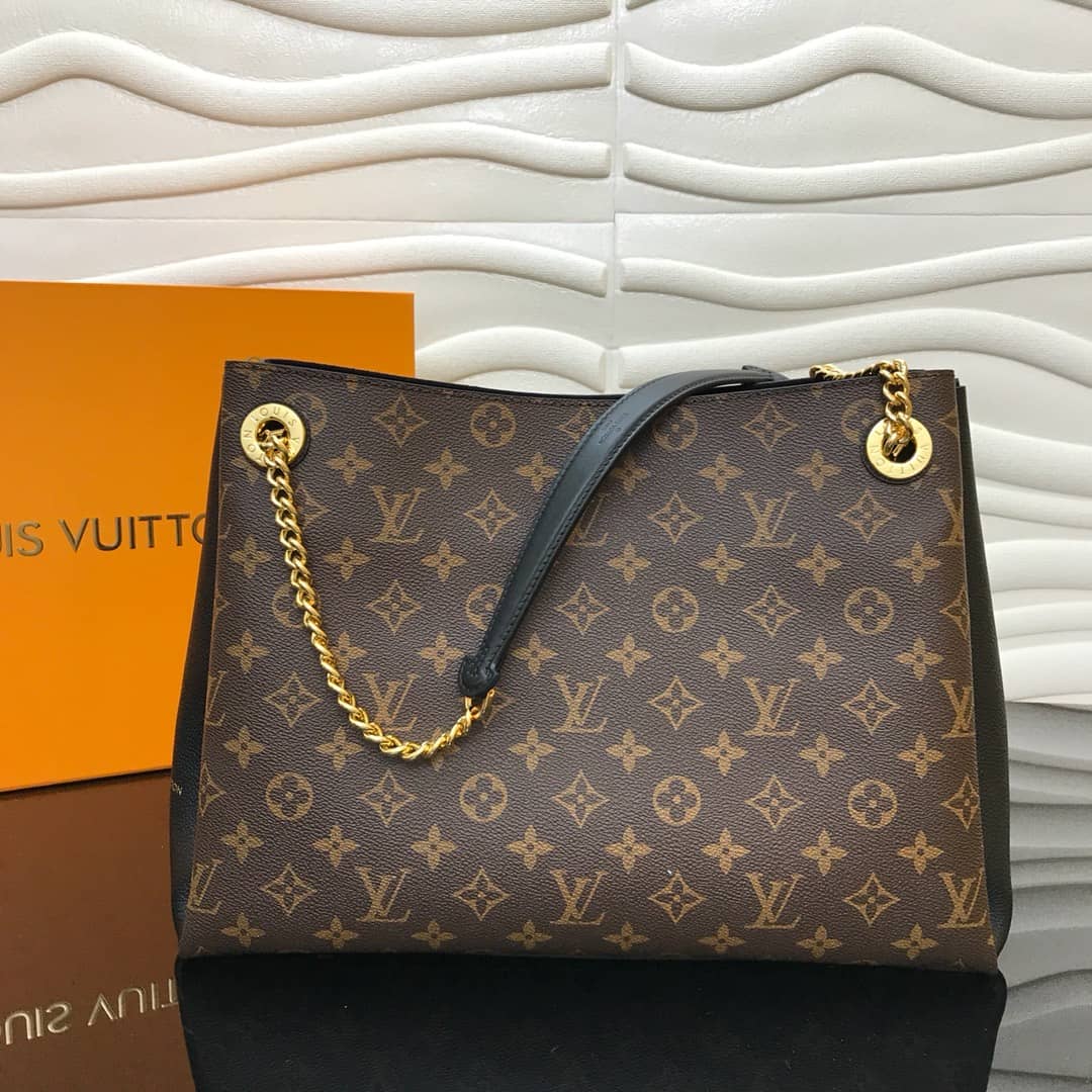 L0vis Vvtt0n Surene MM Monogram Chain Shoulder Bag Replica Black M43772