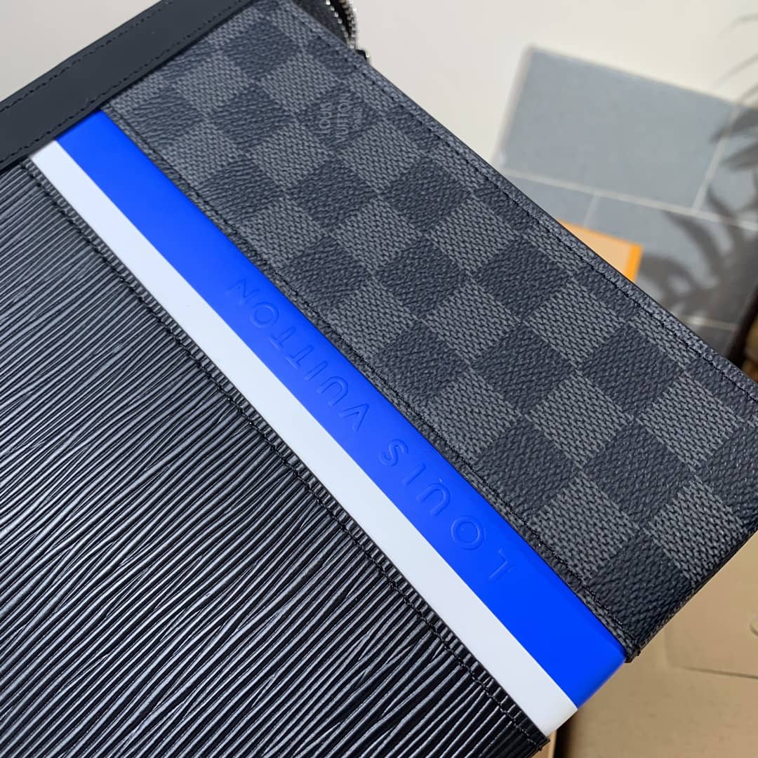 L0vis Vvtt0n Voyage MM Epi Damier Leather Replica Pochette Black M56827