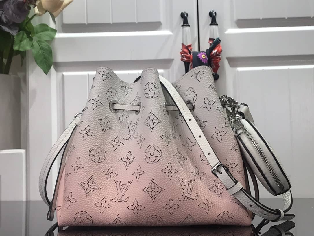 L0vis Vvtt0n Bella Mahina Magnolia Leather Replica Bag White Pink M57068