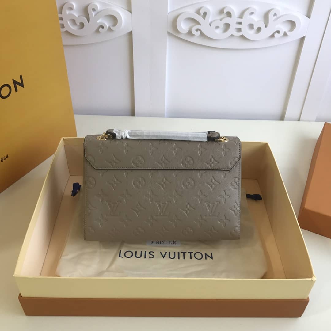 L0vis Vvtt0n Monogram Empreinte Vavin PM Chain Replica Shoulder Bag Khaki M44151