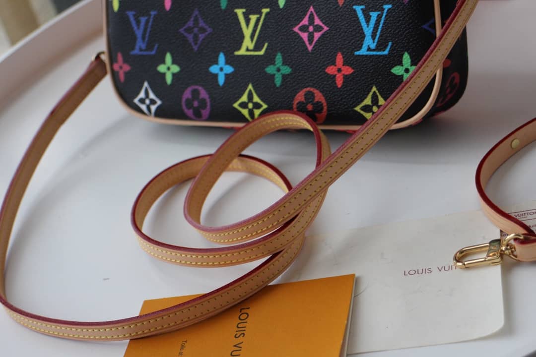 L0vis Vvtt0n Pochette Dupe Monogram Multi  Accessoires Replica Pouch Black M92649