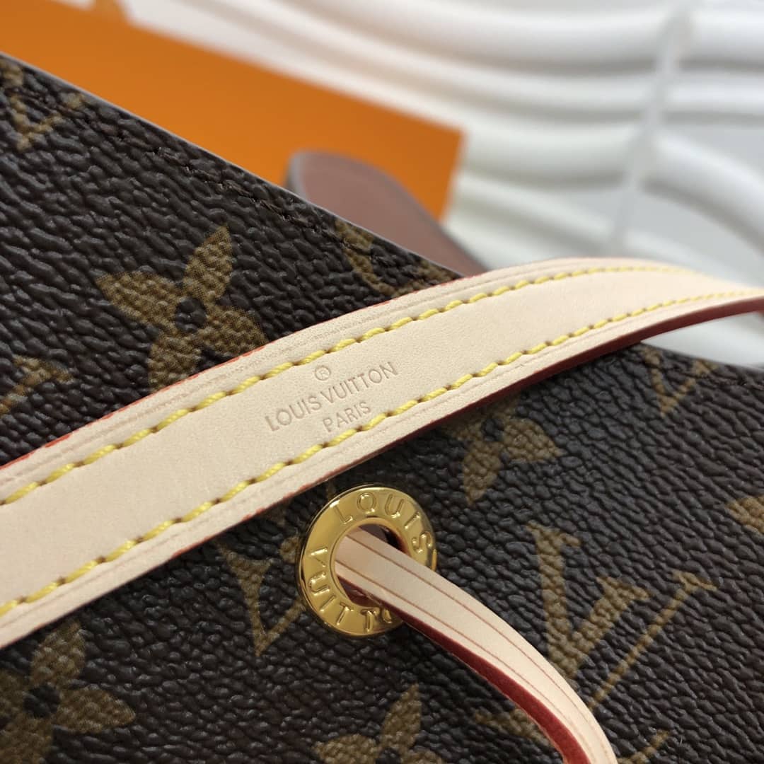 L0vis Vvtt0n Neonoe Replica Bucket Bag Brown Beige M44020