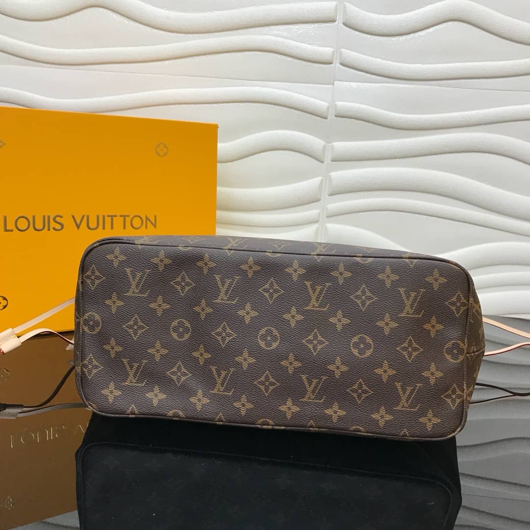 L0vis Vvtt0n Monogram Neverfull MM Bag Replica Pink M40995