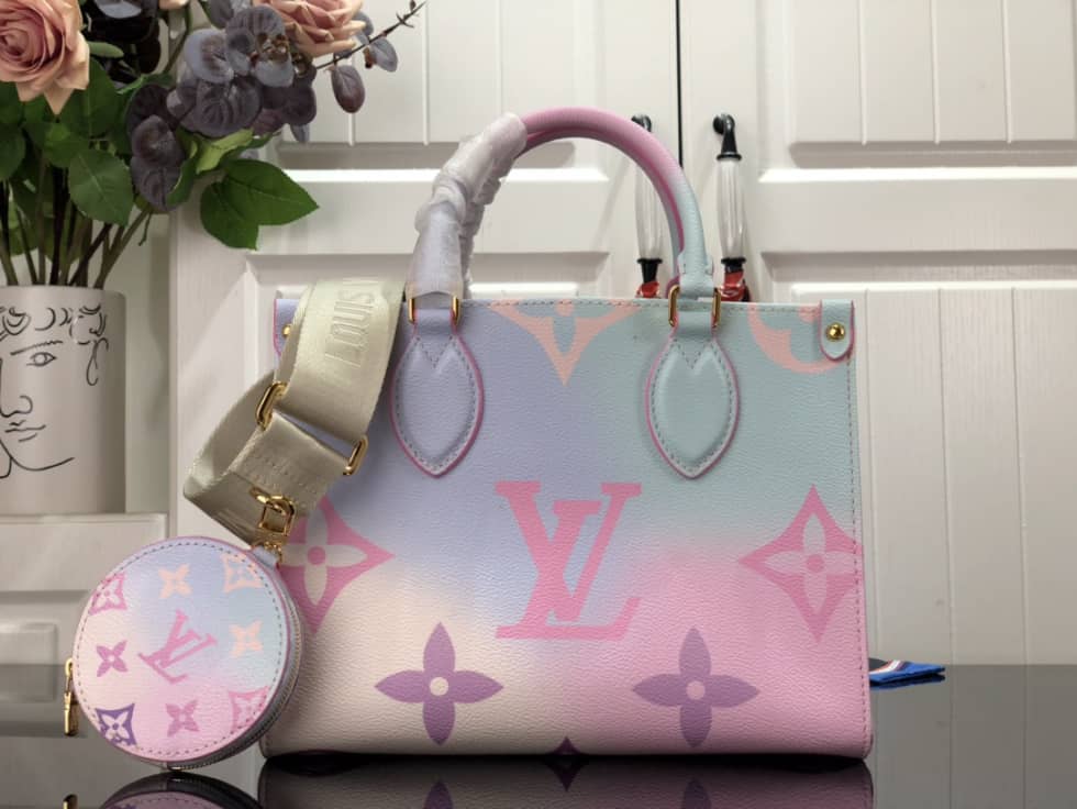 L0vis Vvtt0n Onthego PM Sunrise Pastel M59856 Replica Tote