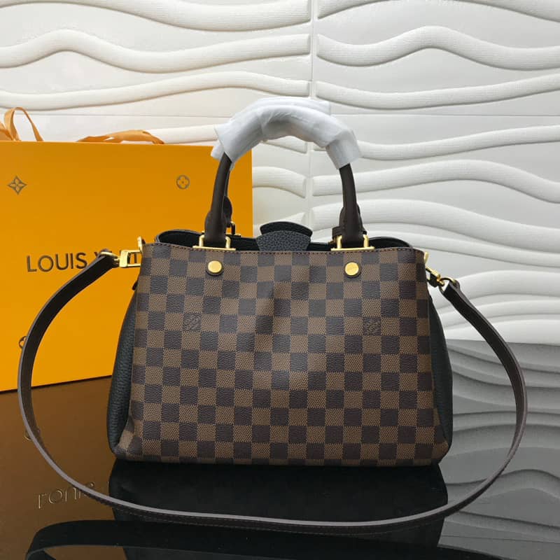 L0vis Vvtt0n Damier Ebene Canvas Brittany Bag Replica Black M41674
