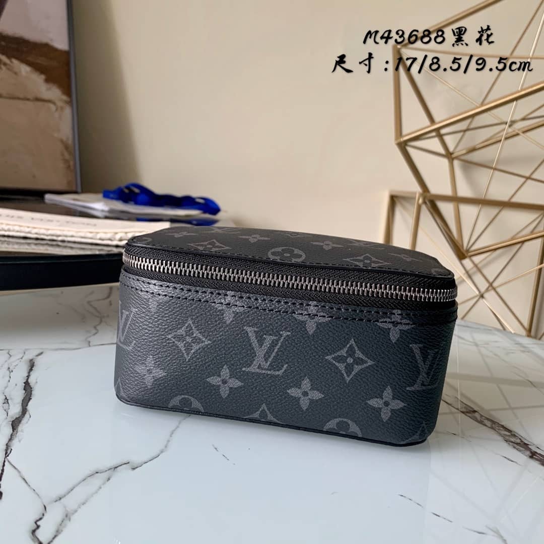 L0vis Vvtt0n Packing Cube PM Monogram Canvas Replica Bag Black M43688