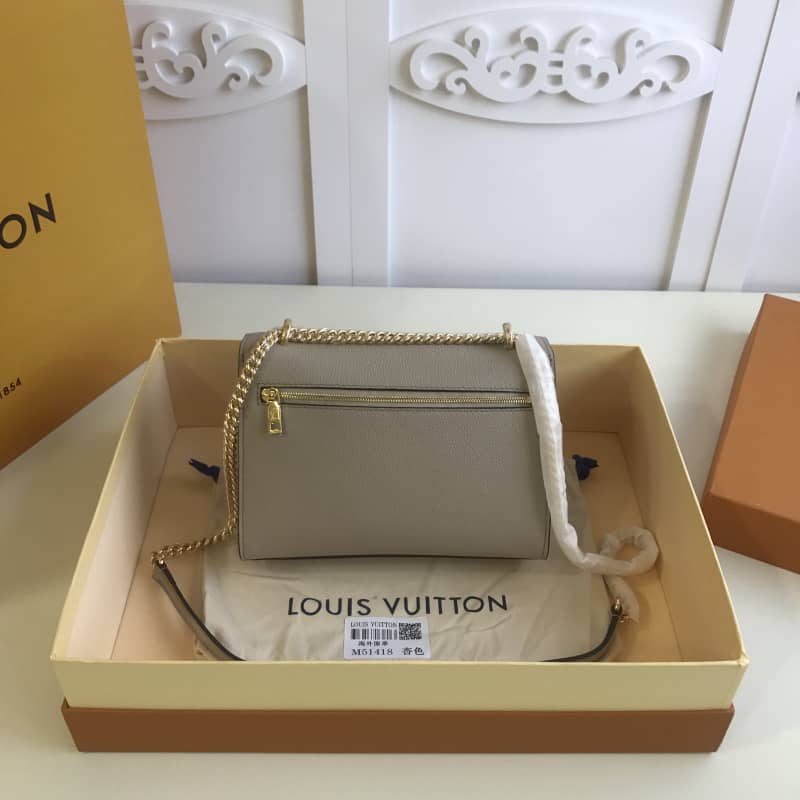 L0vis Vvtt0n MyLockMe BB Calf Chain Replica  Shoulder Bag Apricot M51418