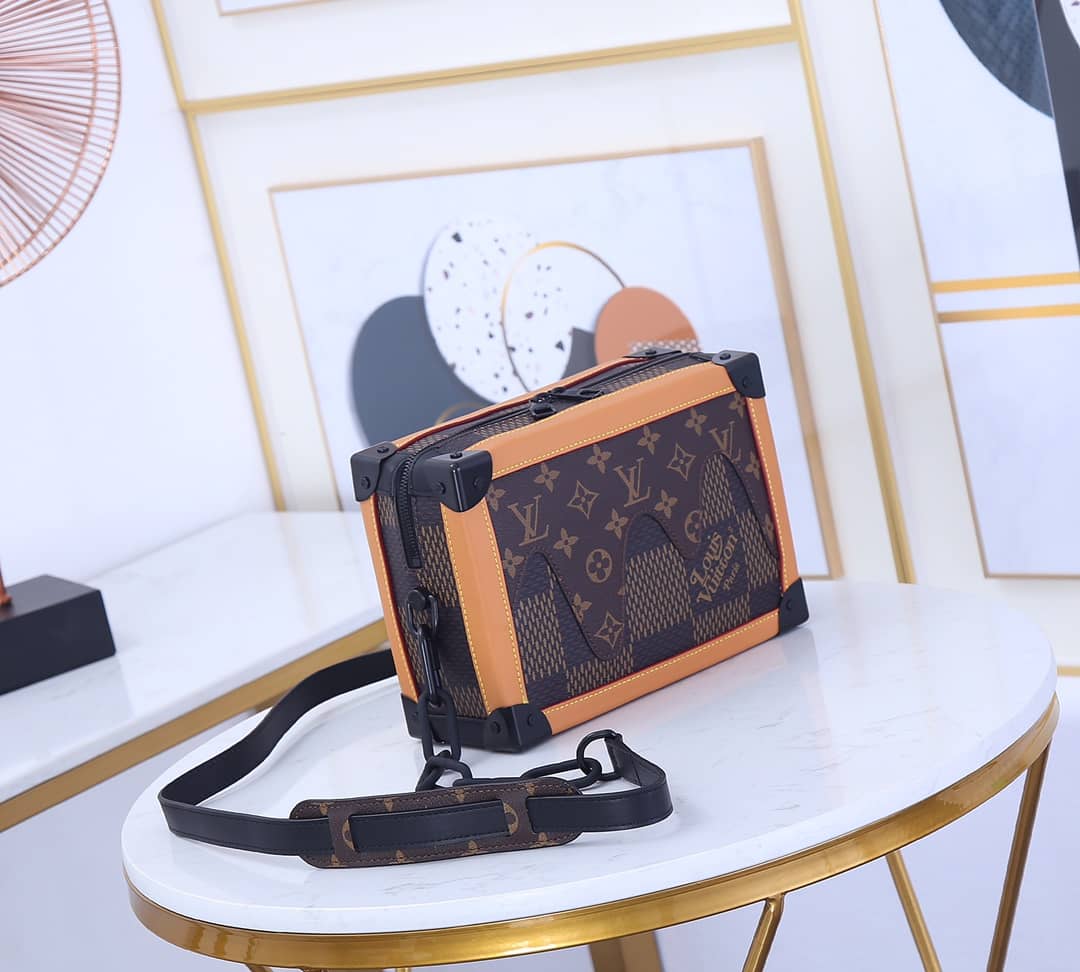L0vis Vvtt0n Nigo Soft Trunk Damier Monogram Replica Shoulder Bag N40381
