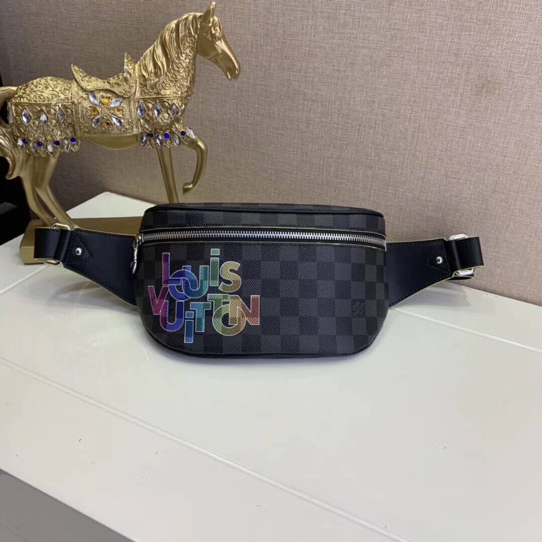 L0vis Vvtt0n Damier Graphite Print Belt Bag Replica N40276