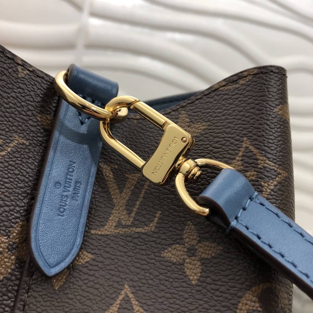 L0vis Vvtt0n Neonoe Replica Bucket Bag Brown Blue M44020
