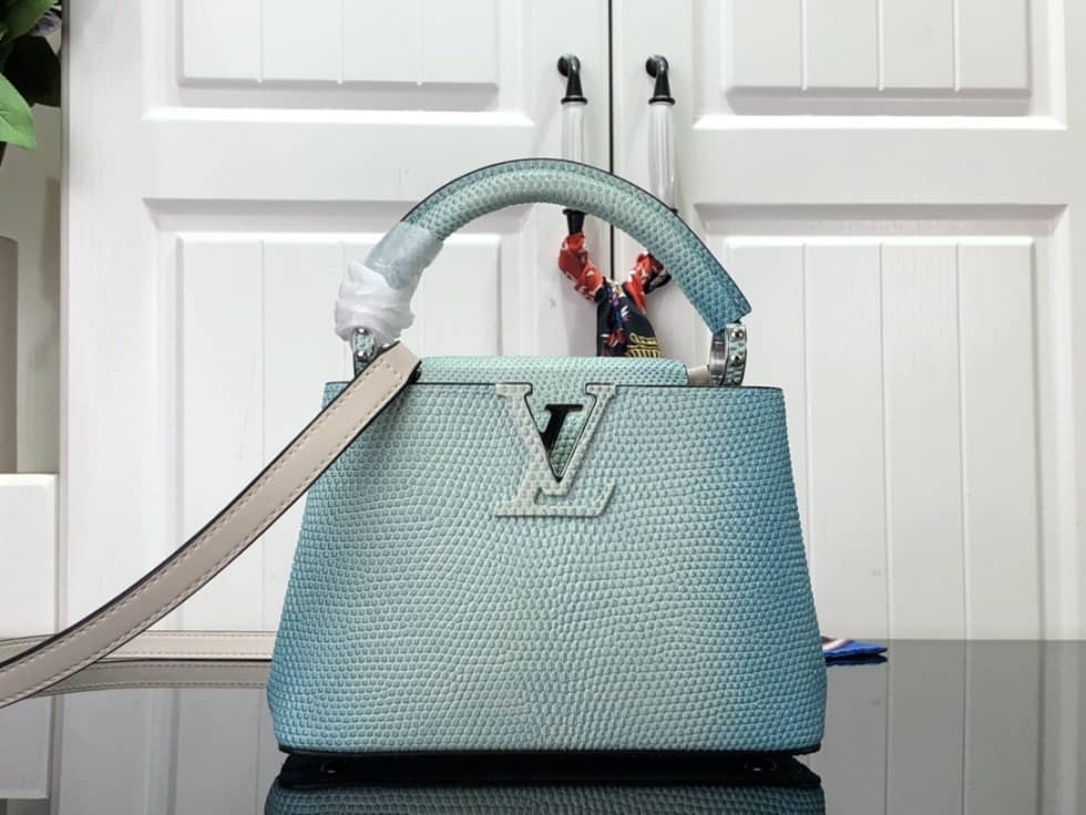 L0vis Vvtt0n Capucines Mini Collection Blue N98093 Replica Shoulder Bag