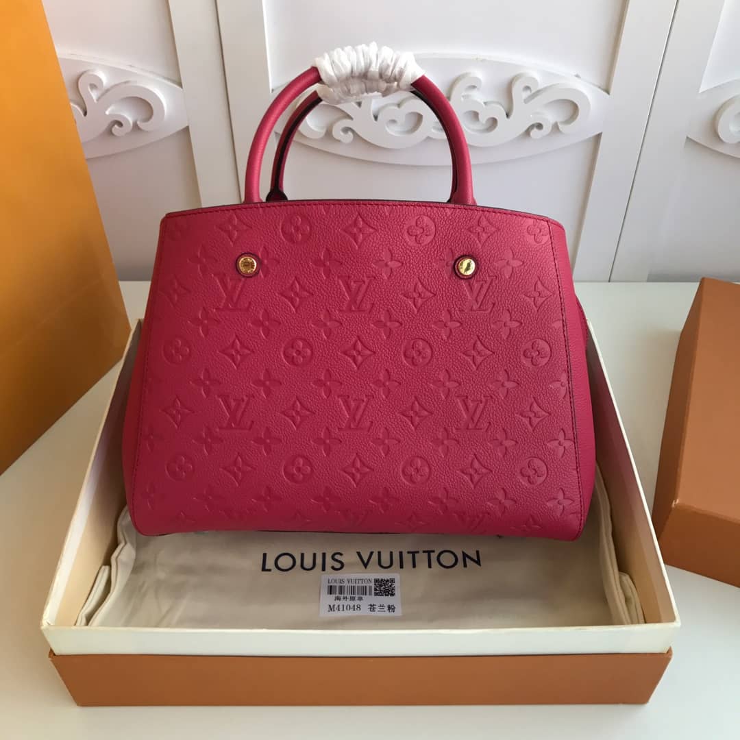 L0vis Vvtt0n Monogram Montaigne MM Shoulder Bag Replica Red M41048