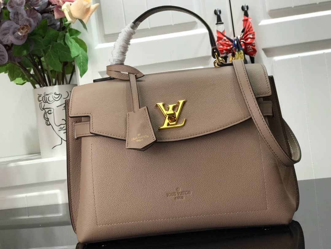 L0vis Vvtt0n Lock Me Ever 2Way Bag Replica Khaki M52787