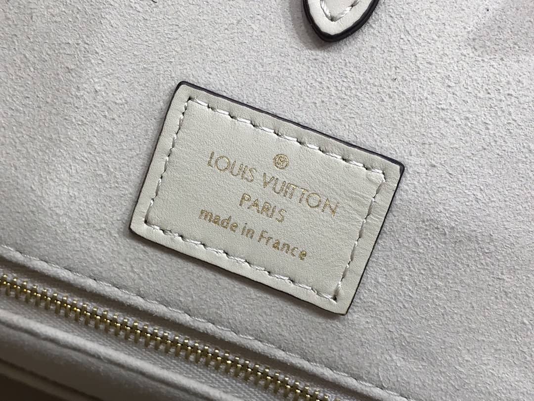 L0vis Vvtt0n On the Go MM Monogram Empreinte Two-way Tote Replica Apricot M45717