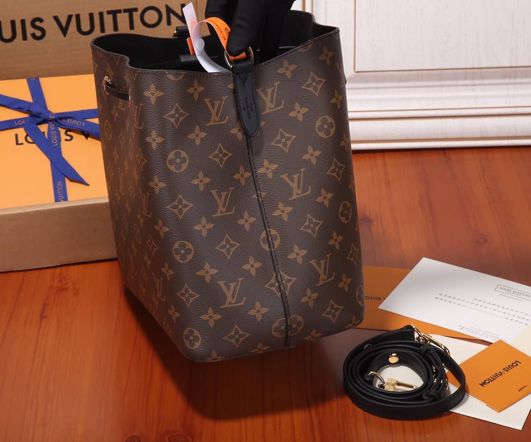 L0vis Vvtt0n Neonoe Replica Bucket Bag Brown M44020