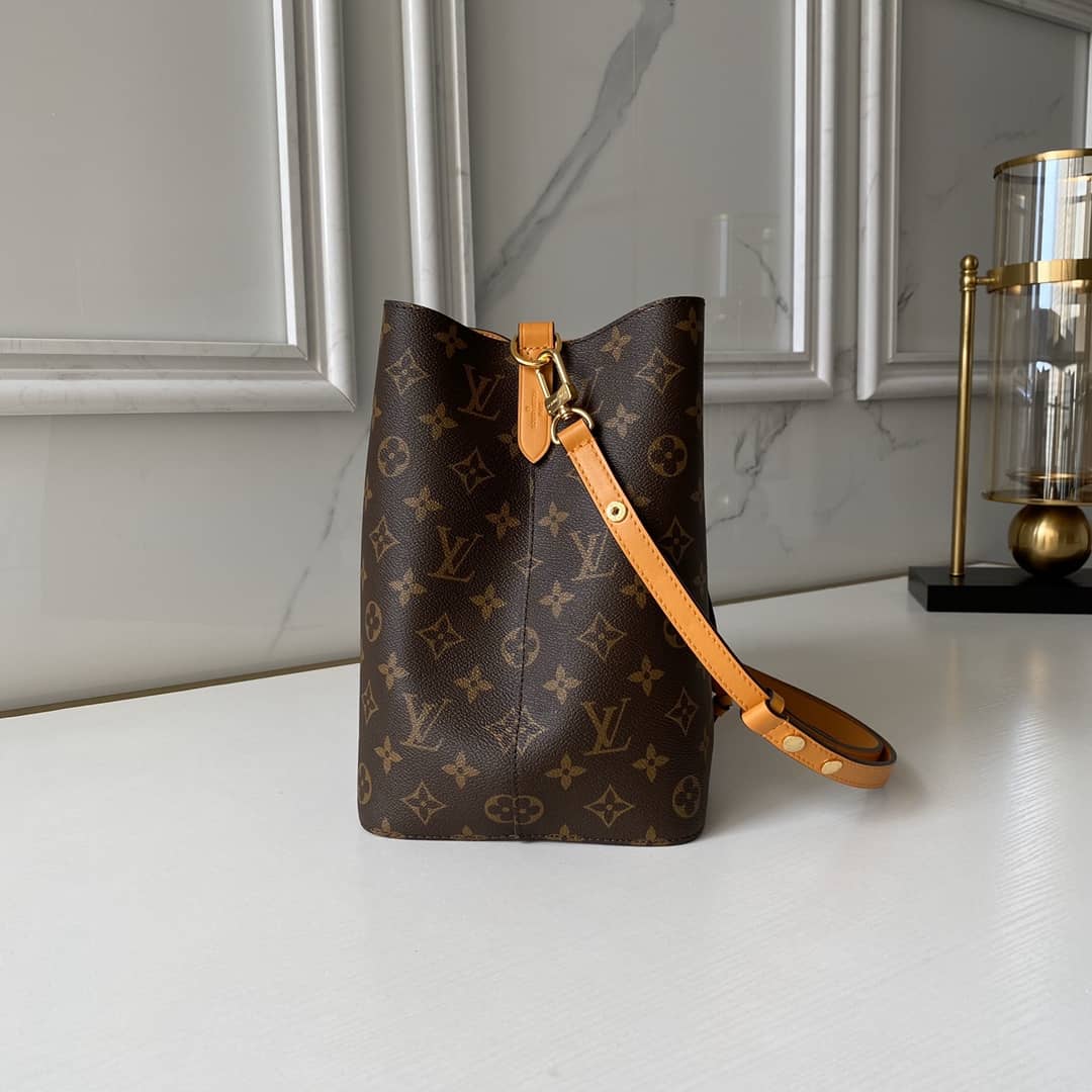 L0vis Vvtt0n Monogram Canvas Neonoe Replica Bucket Bag M43430