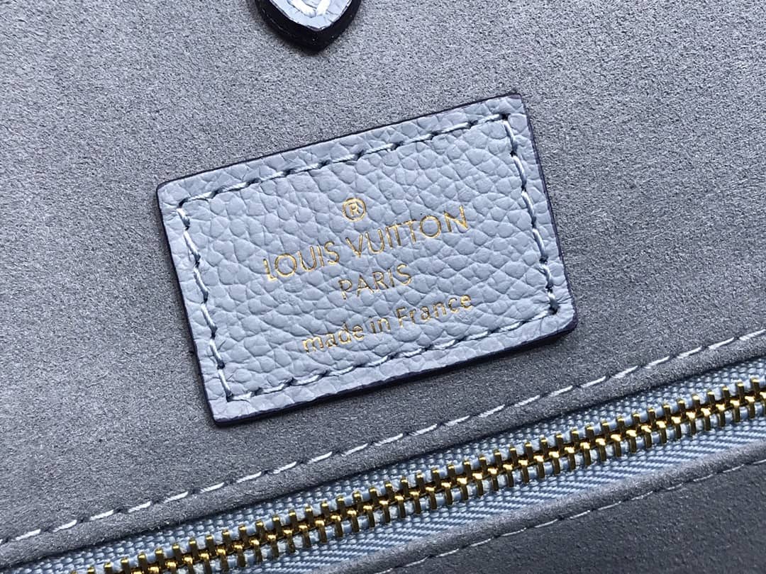 L0vis Vvtt0n On the Go MM Monogram Empreinte Two-way Tote Replica Blue M45717
