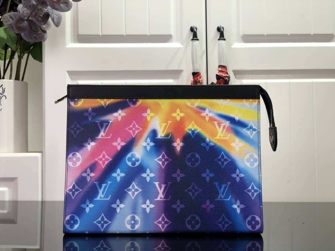 L0vis Vvtt0n Sunset Monogram Multicolor Voyage Replica Pochette Blue M45941
