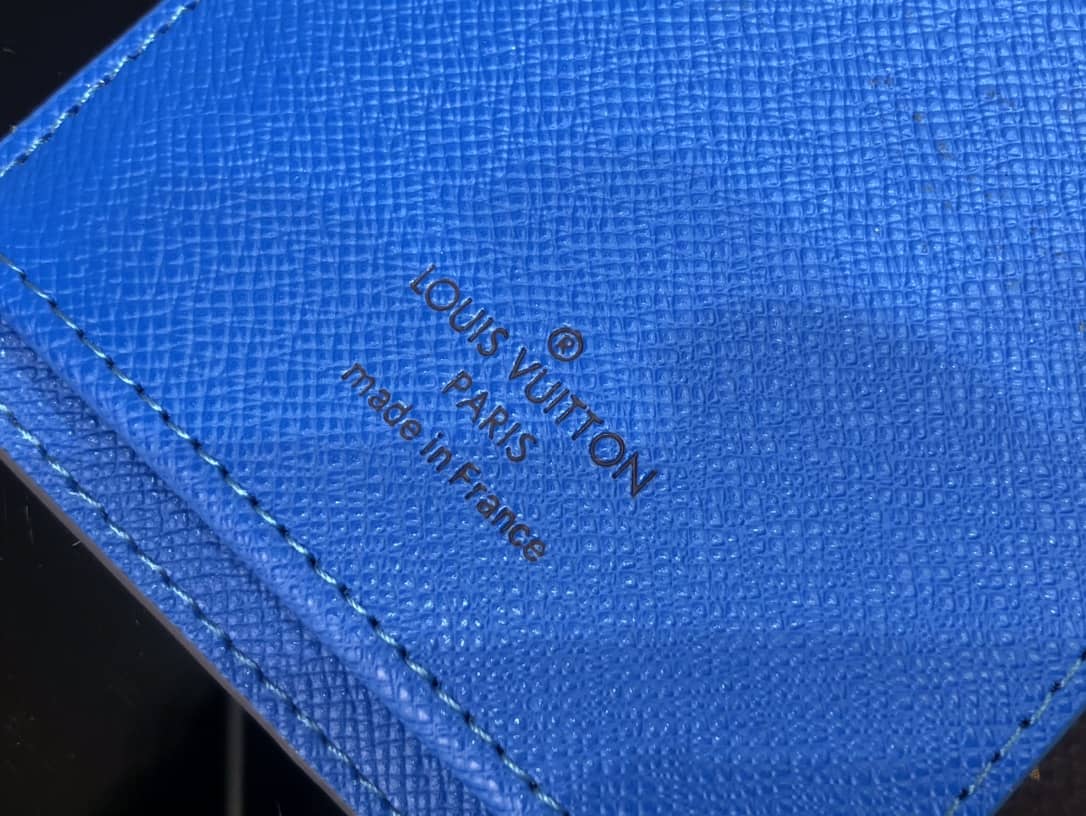 L0vis Vvtt0n Monogram Long Leather Brazza Wallet Replica Blue M80790