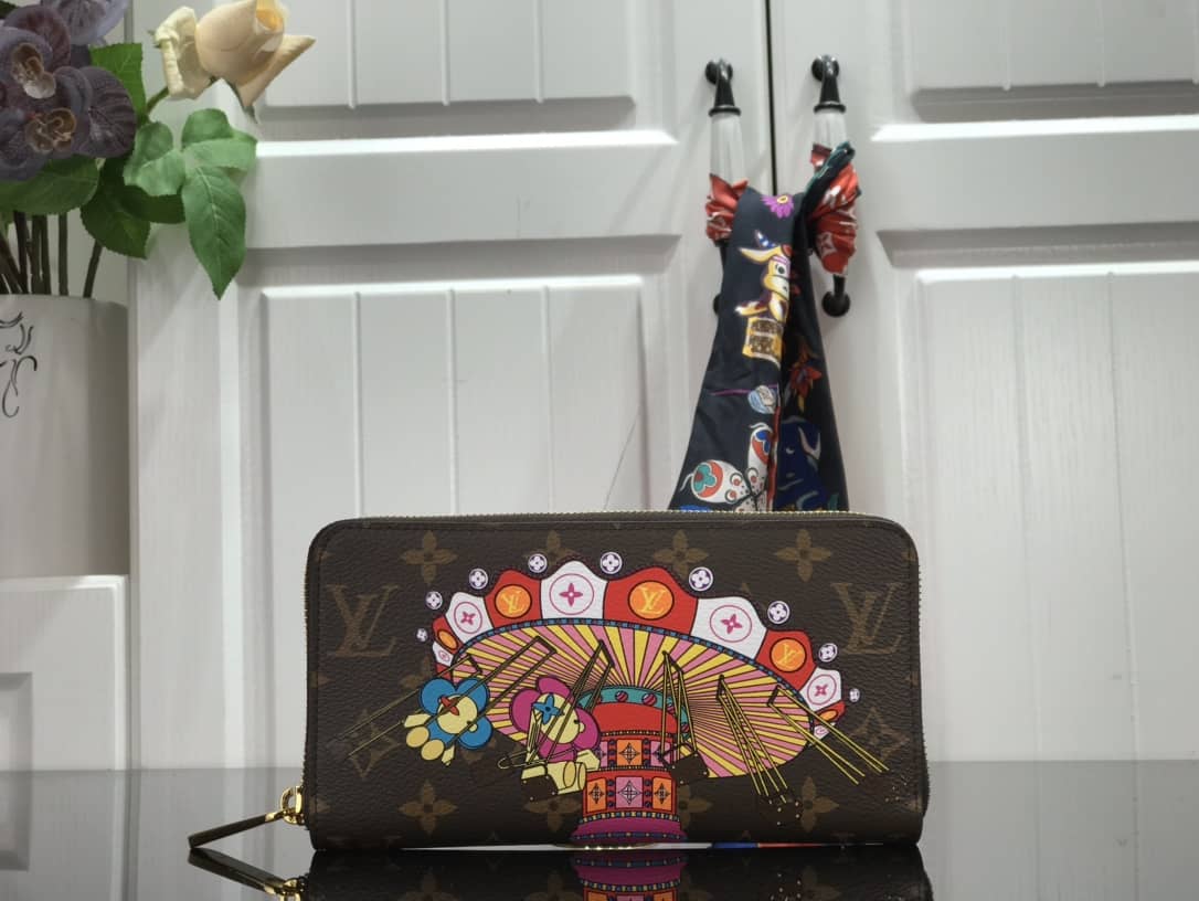 L0vis Vvtt0n Monogram Zippy Wallet Christmas Animation 2020 Replica M69753