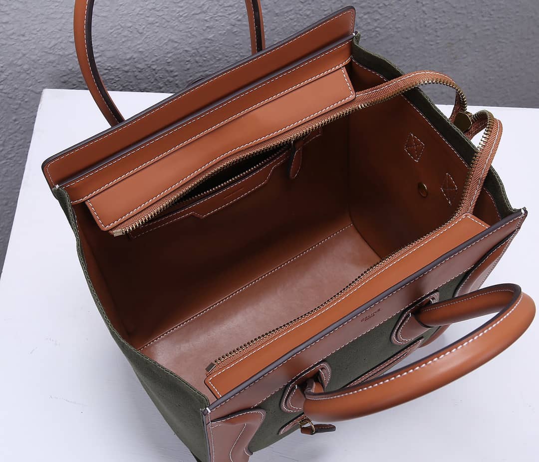 Ce1i*e Dupe Luggage Nano Shopper Replica Handbag