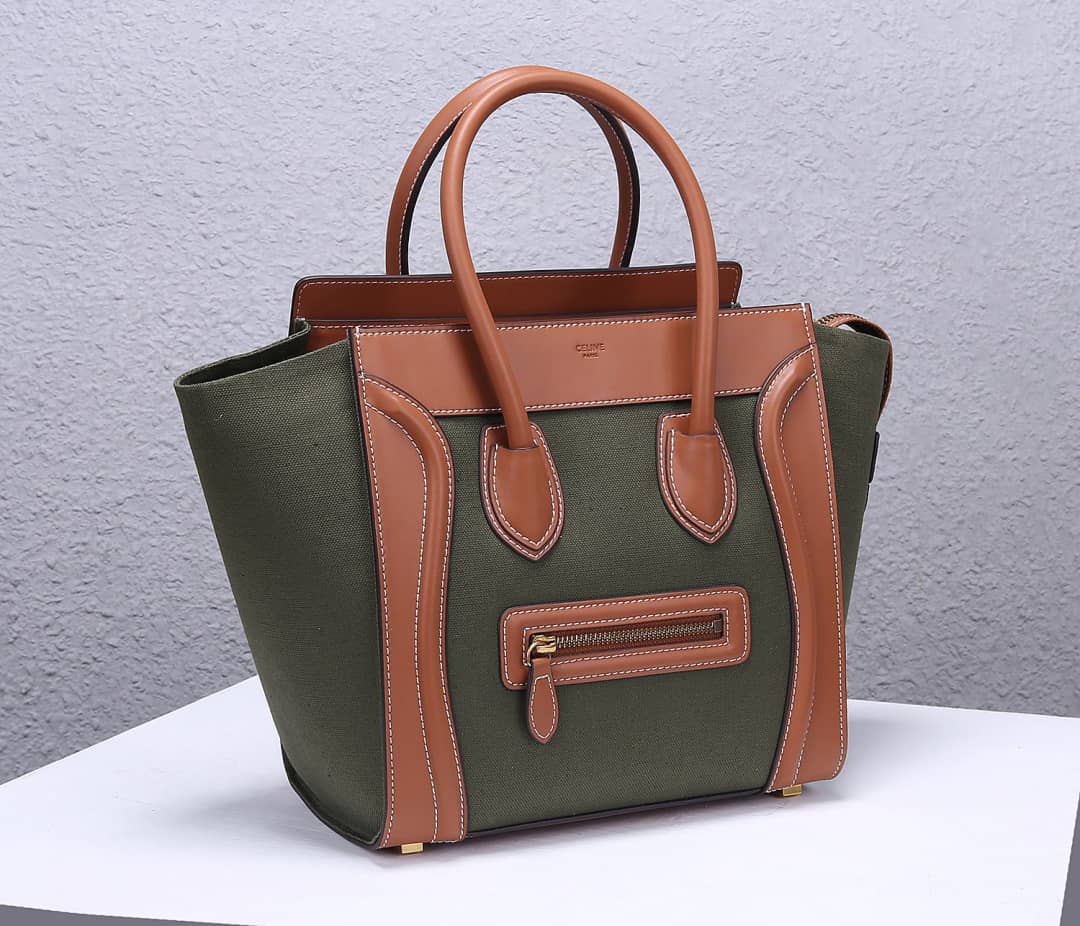 Ce1i*e Dupe Luggage Nano Shopper Replica Handbag