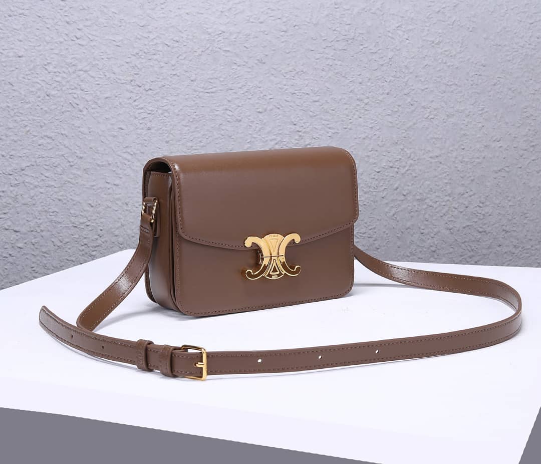 Ce1i*e Bag Dupe Triomphe Micro Luggage 18.5CM Replica Bag