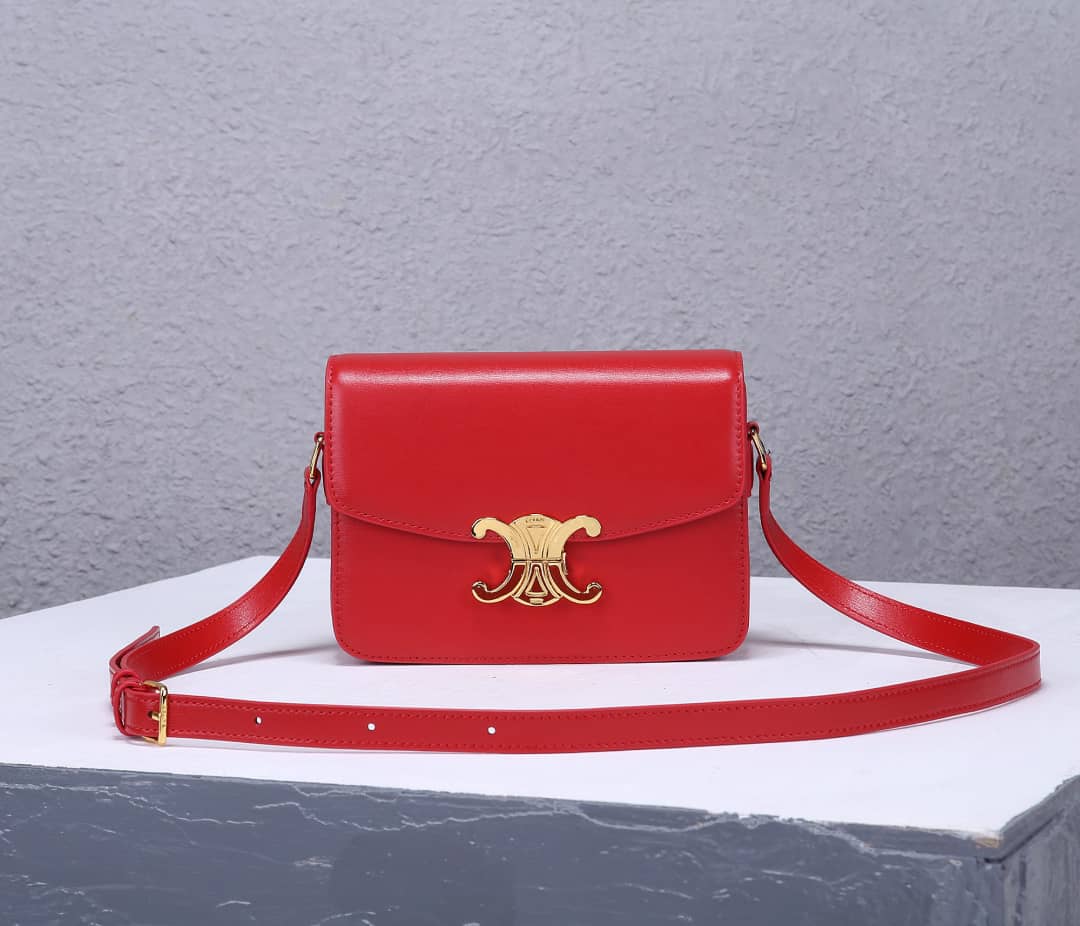 Ce1i*e Bag Dupe Triomphe Micro Luggage 18.5CM Replica Bag