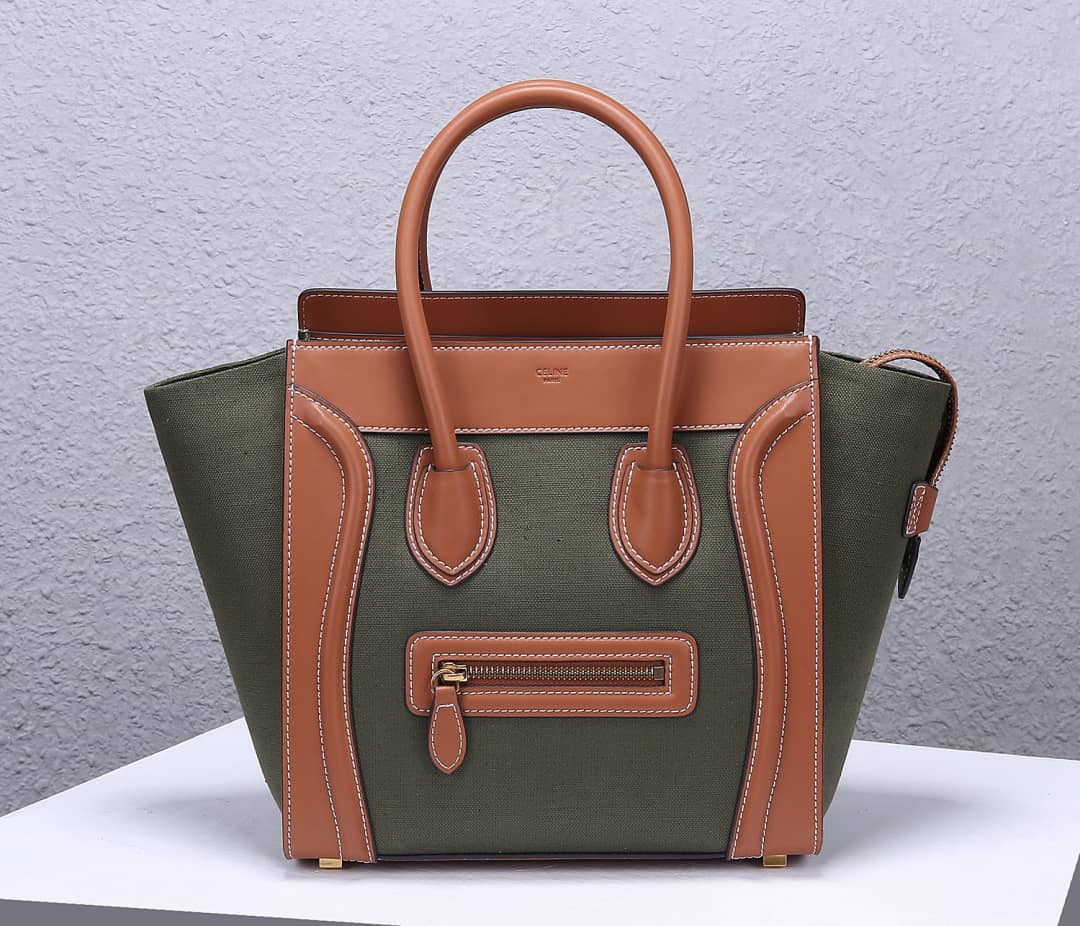 Ce1i*e Dupe Luggage Nano Shopper Replica Handbag