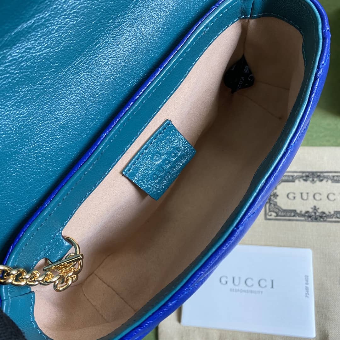 Gvc*1 Marmont GG Mini Chain Shoulder Bag Replica 574969