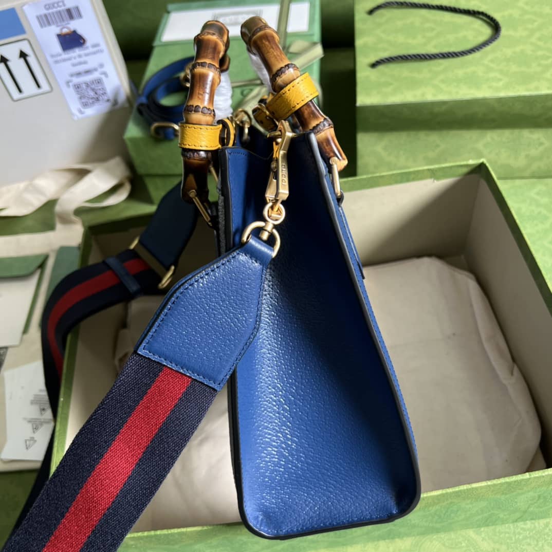 Gvc*1 Diana Small Tote Blue 702721 Replica Bag