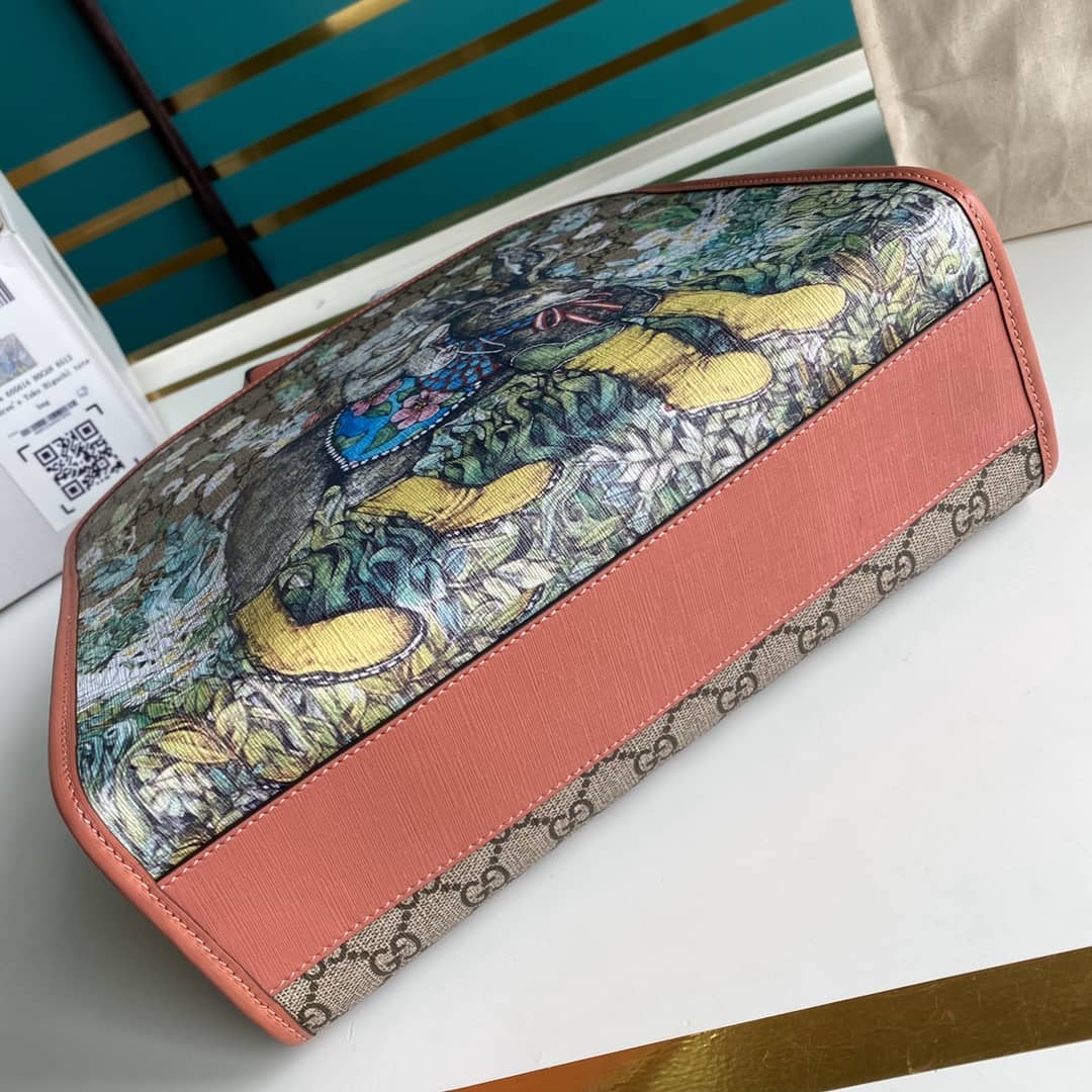 Gvc*1 GG Printed Multicolor Kids Girl Tote Replica 605614
