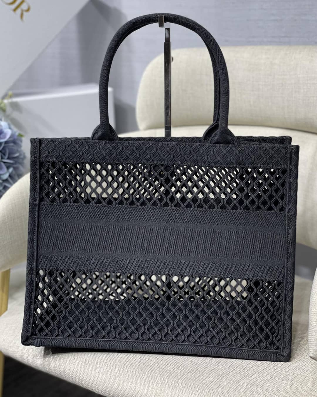 Chr1st1an D10r Mesh Book Tote Bag