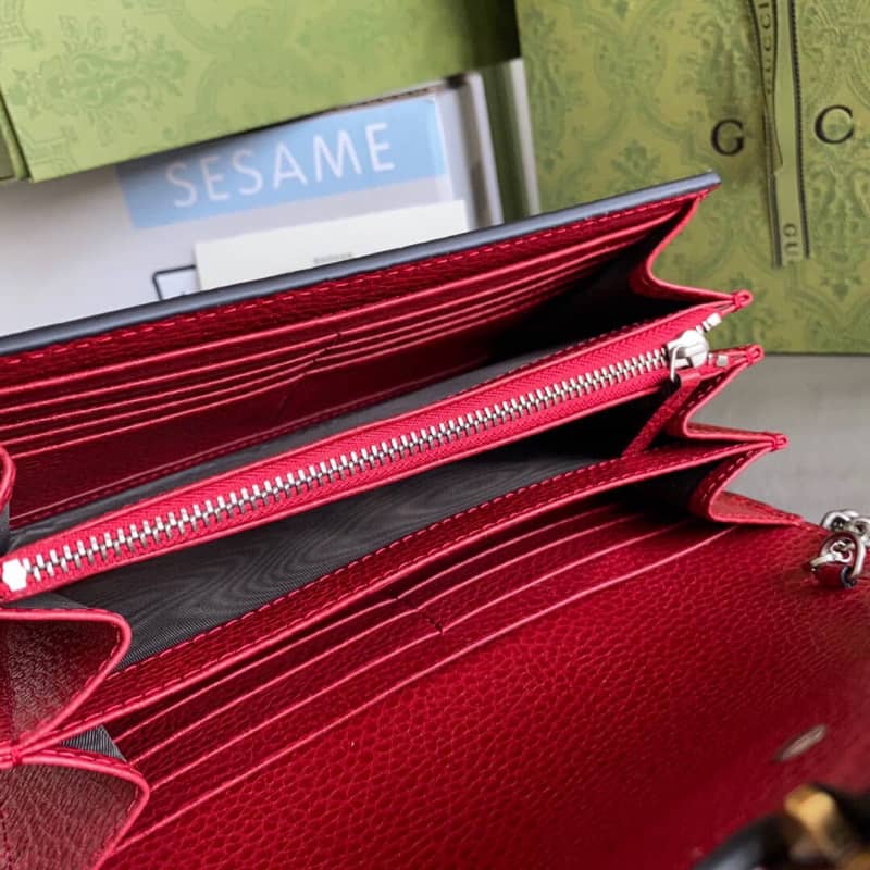 Gvc*1 Dionysus Chain Wallet Shoulder Bag Replica Red 401231