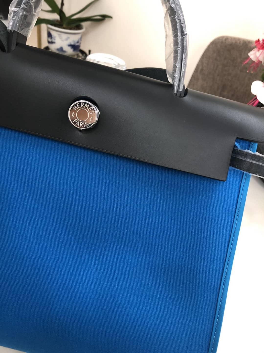 H**me5 Bag Replica 31 Canvas Leather HerBag