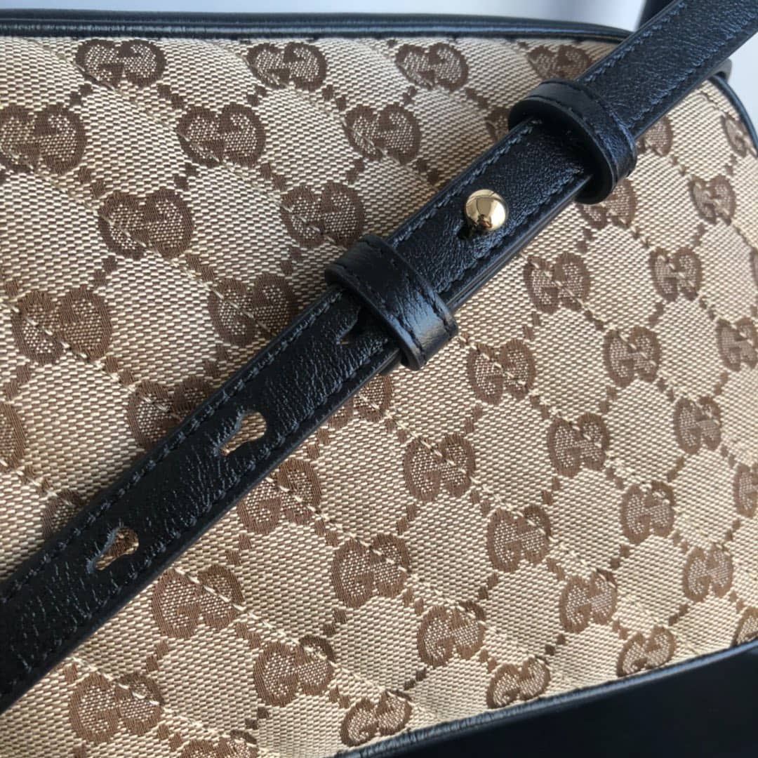 Gvc*1 Handbag Dupes GG Marmont Small Shoulder Handbag Camera Bag Replica Brown 447632