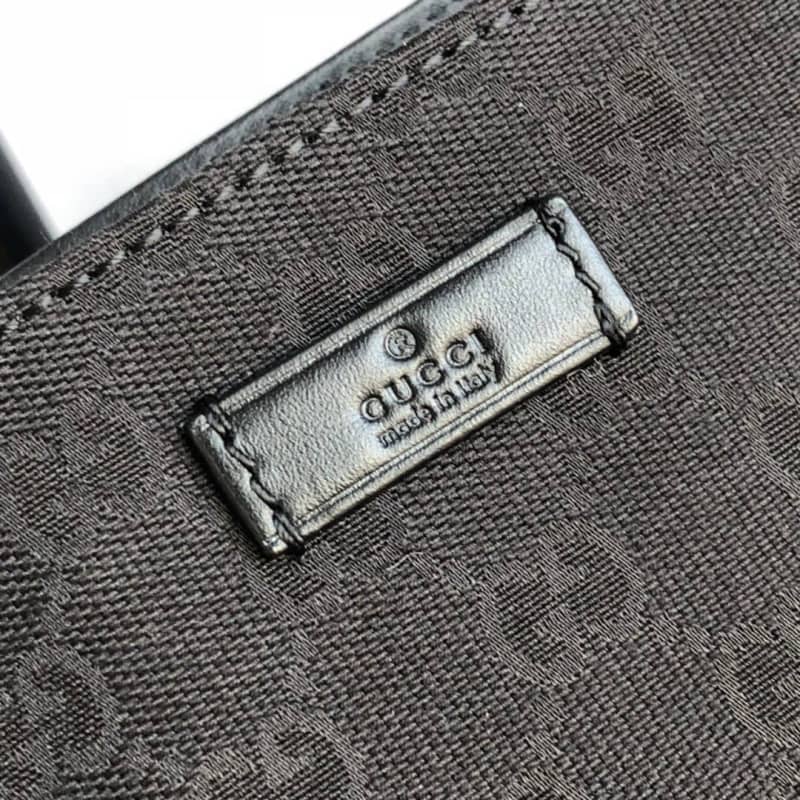 Gvc*1 GG Canvas Shoulder Bag Replica Black 308930