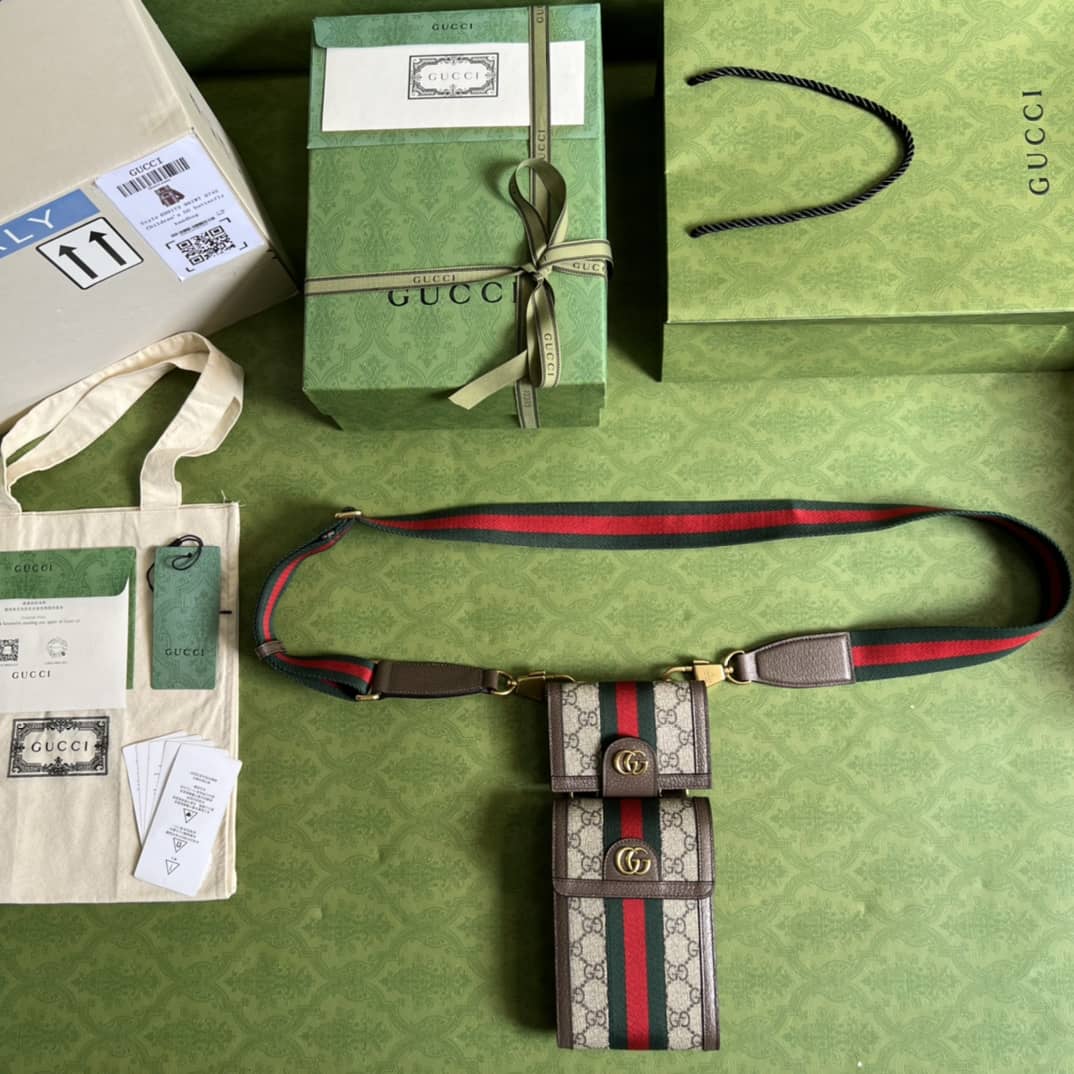 Gvc*1 Ophidia Mini Bag and Detachable Wallet 699173 Replica