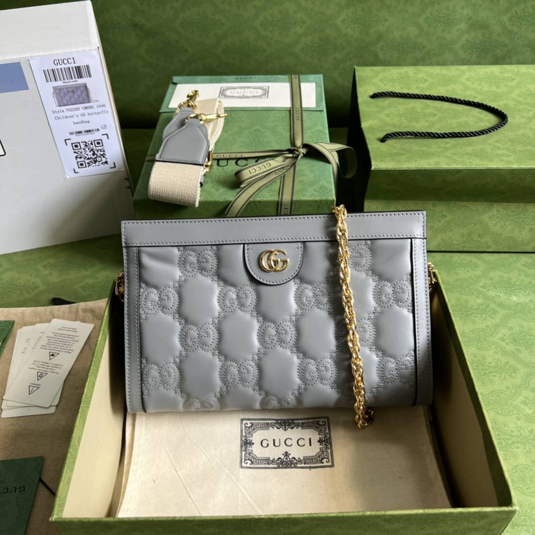 Gvc*1 GG Matelassé Leather 702200 Replica Shoulder Bag