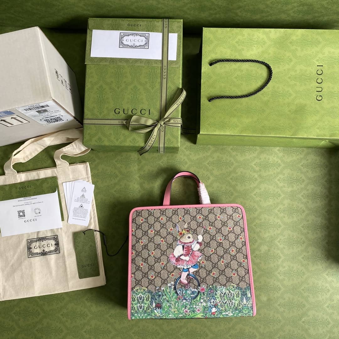 Gvc*1 Children Rabbit Print 605614 Replica Tote Bag
