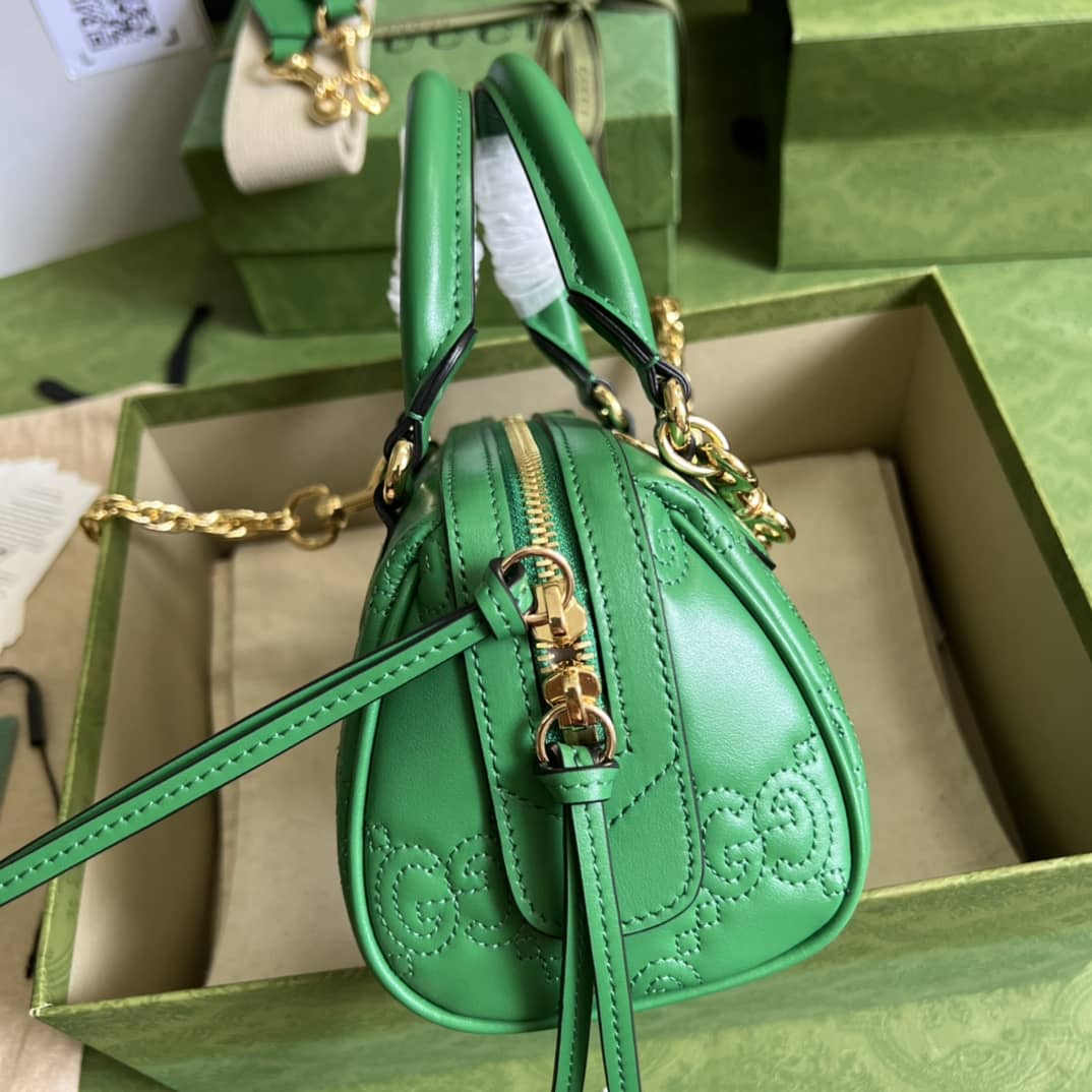 Gvc*1 GG Matelassé Leather Top Handle Shoulder Bag 702251 Replica