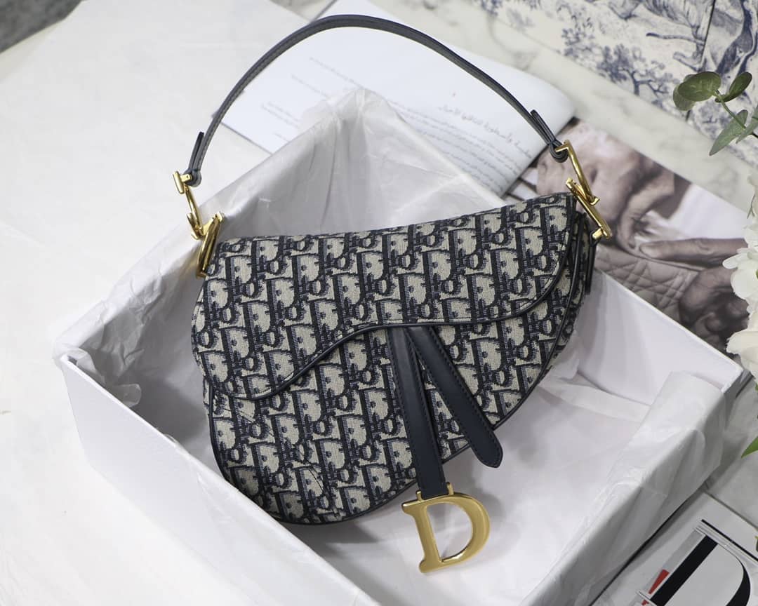 Chr1st1an D10r Saddle 25.5CM Replica Bag