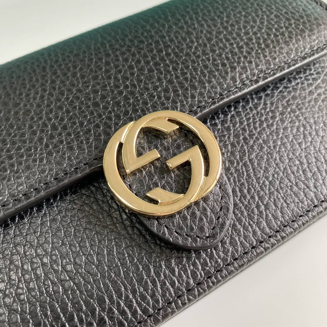 Gvc*1 Interlocking Crossbody Bag Chain Wallet Replica 510314