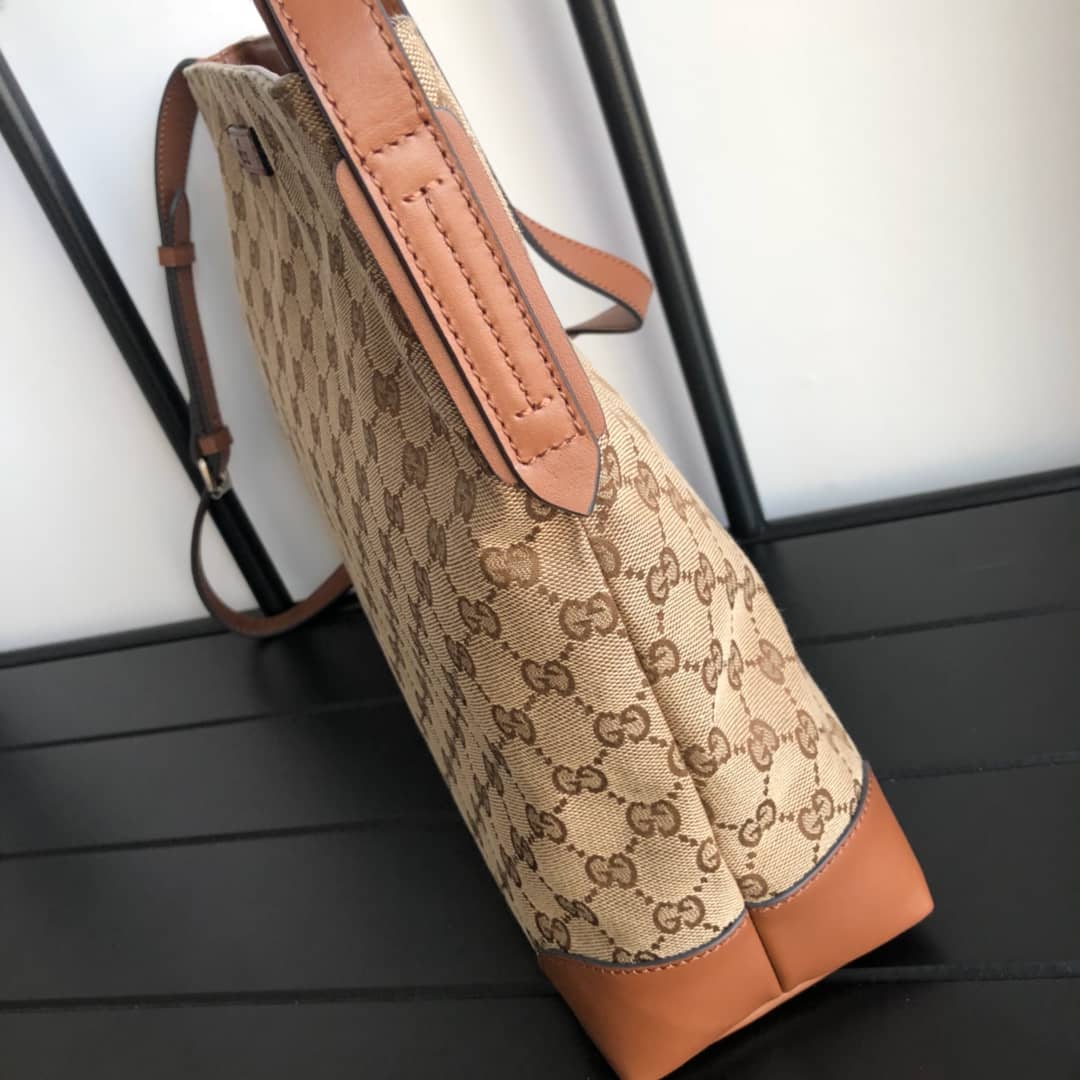 Gvc*1 GG Canvas Shoulder Bag Replica Brown 308930
