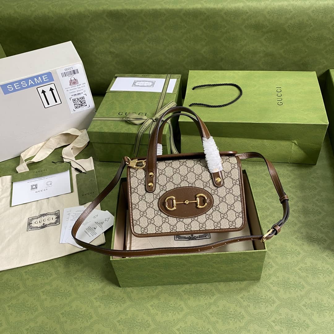Gvc*1 1955 Horsebit Mini Top Handle Bag Replica 645453