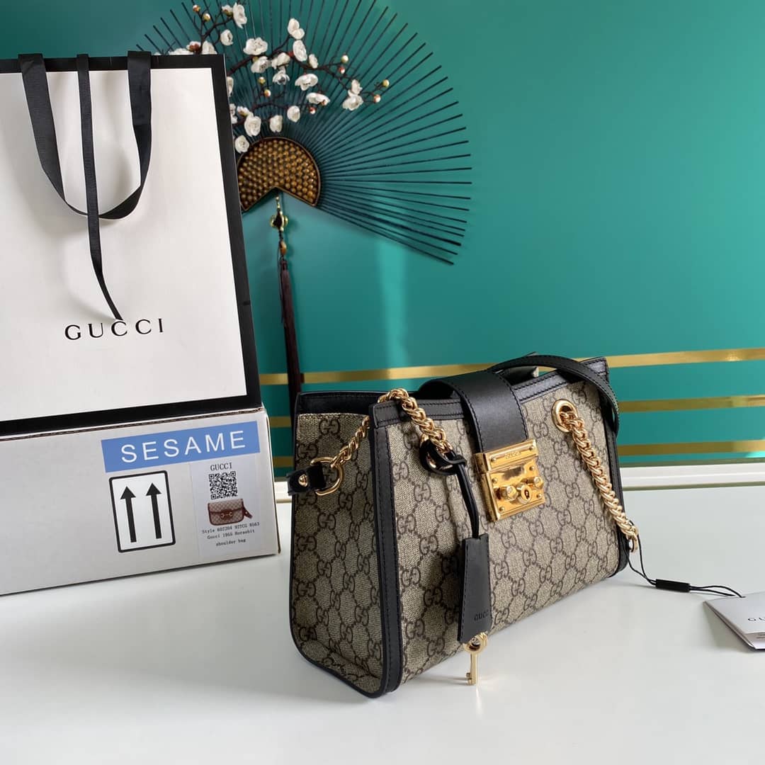 Gvc*1 Padlock Small Berry Tote Replica 498156